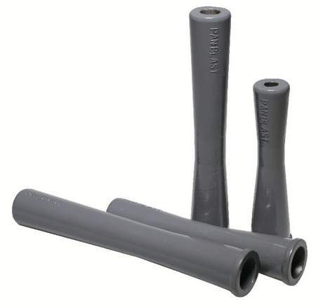 2 staande en 2 liggende Panblast lange Venturi straalpijpen